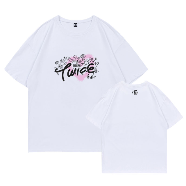 twice グッズ 服 未使用 TWICE THIS IS FOR Tシャツ MOMO T-SHIRT BLACK L